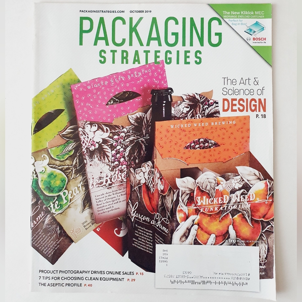 Packaging Strategies Magazine October, 2019 - The Art & Science of Design